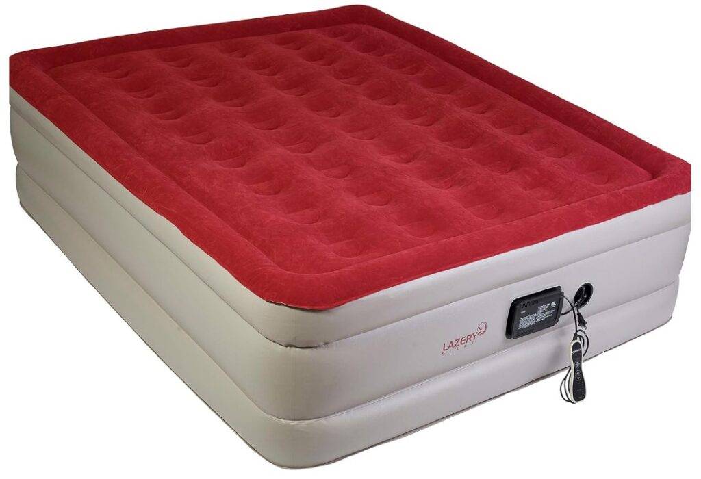 Lazery Sleep Air Mattress Airbed with Built-in Electric 7 Settings Remote LED Pump