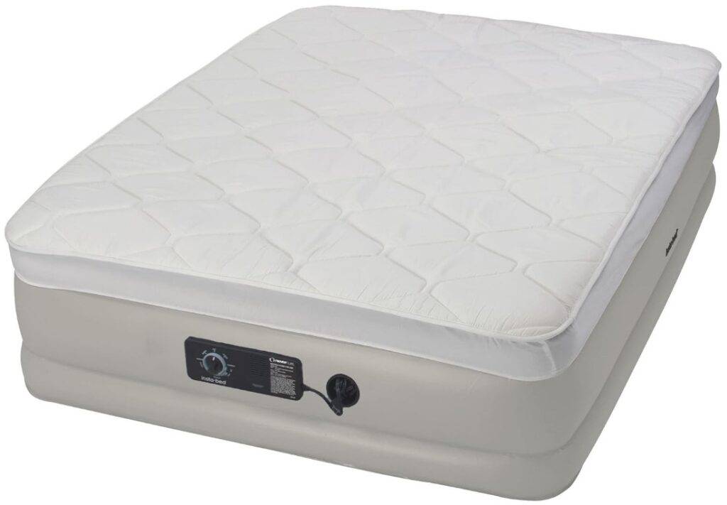 Insta-Bed Raised Air Mattress with Never Flat Pump