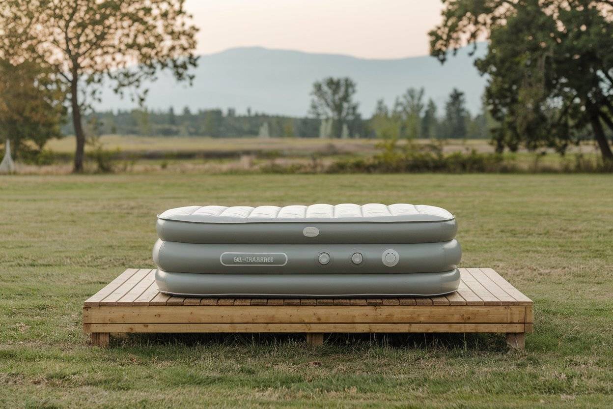 Dual-Chamber Air Mattresses with Adjustable Firmness Levels