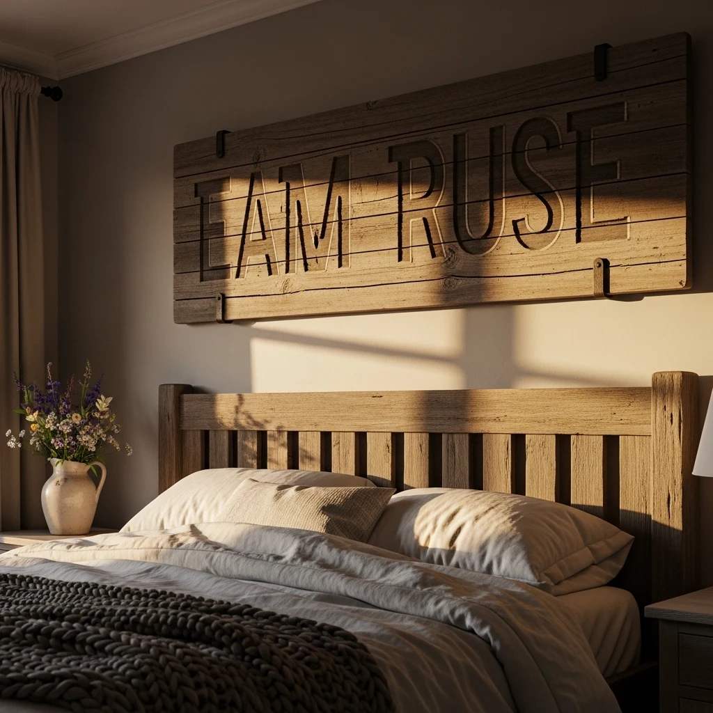 Add Rustic Wooden Signs for Instant Farmhouse Charm