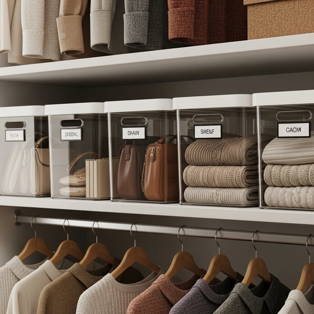Add Storage Bins for Hidden Organization