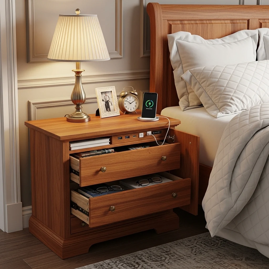 Classic Two-Drawer Nightstands