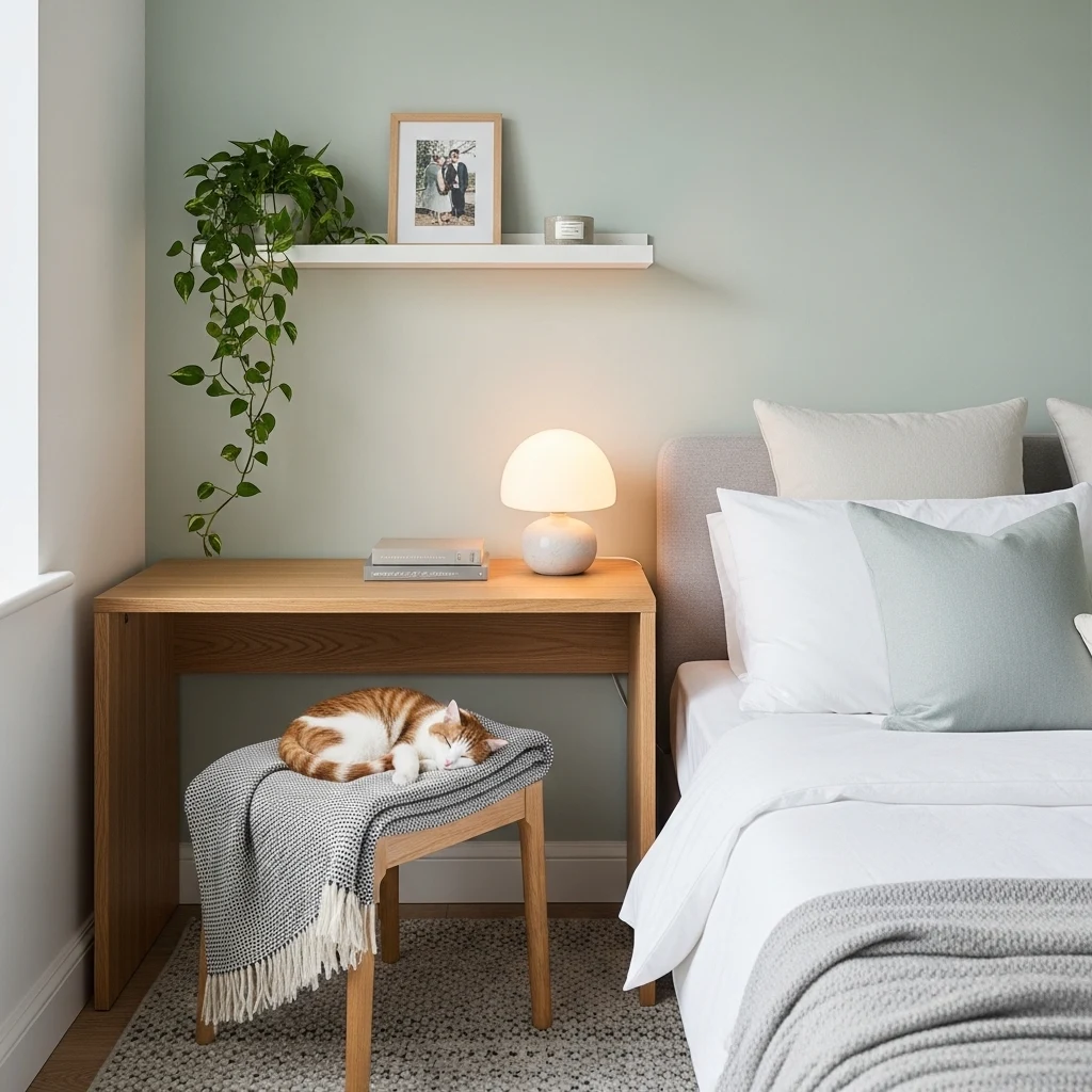 Combine Your Desk With Other Furniture