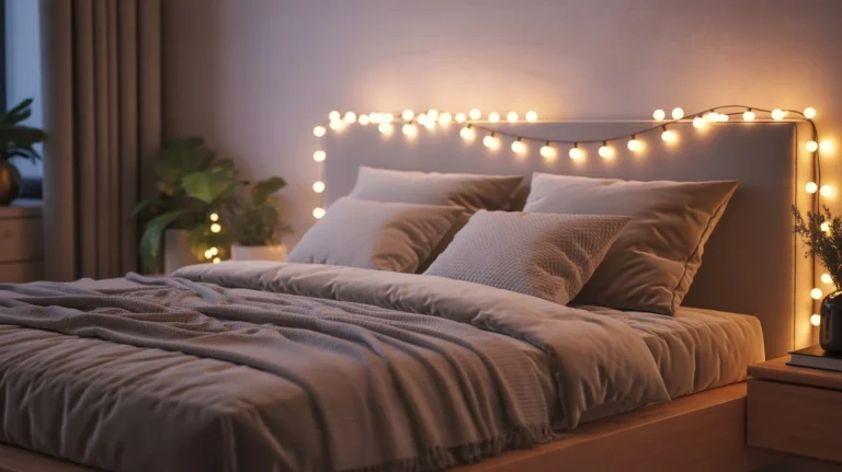 How to Hang Fairy Lights in a Bedroom for a Cozy Glow
