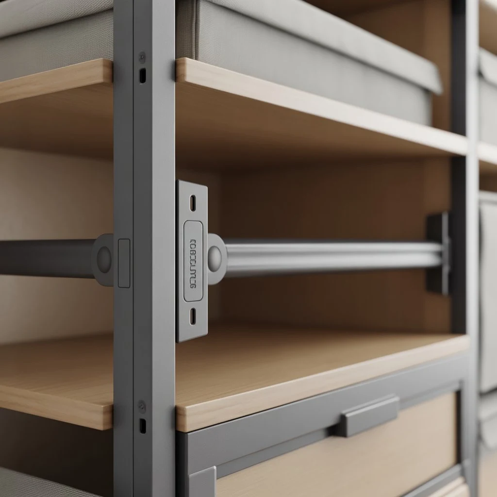 Types of No-Drill Closet Systems You Can Use