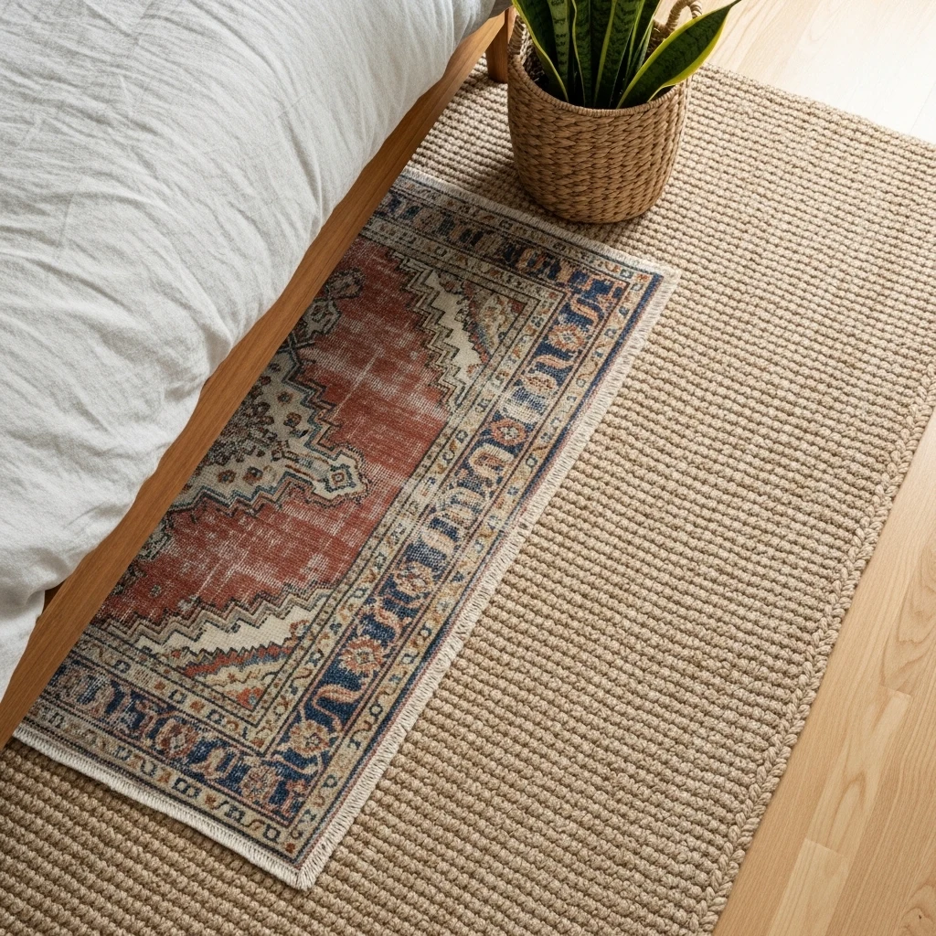 Layered Rugs That Create That Signature Boho Look