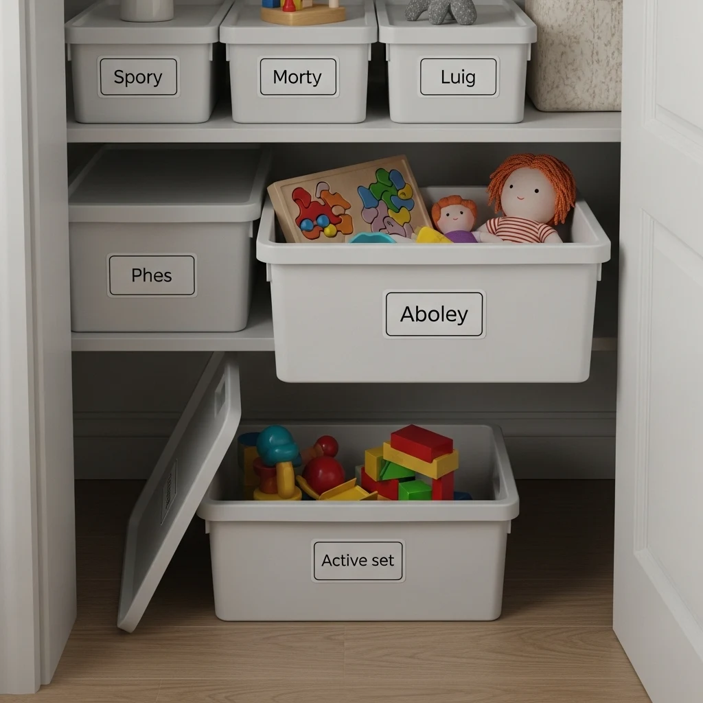 Rotate Toys to Reduce Clutter