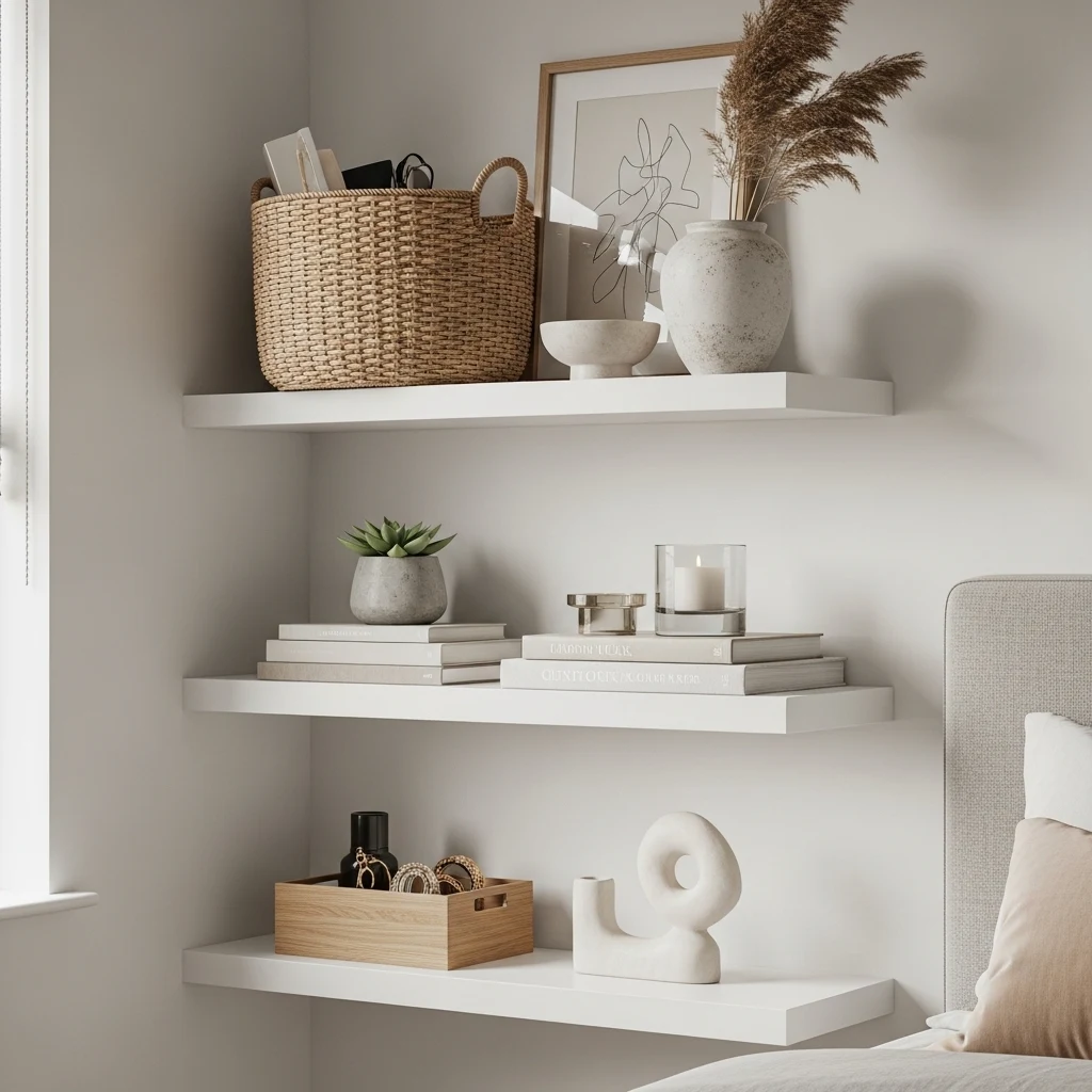 Styling Your Shelves Without Making a Mess