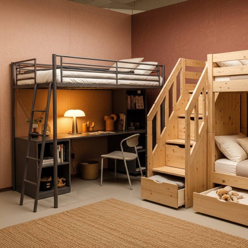 Types of Bunk Beds With Storage