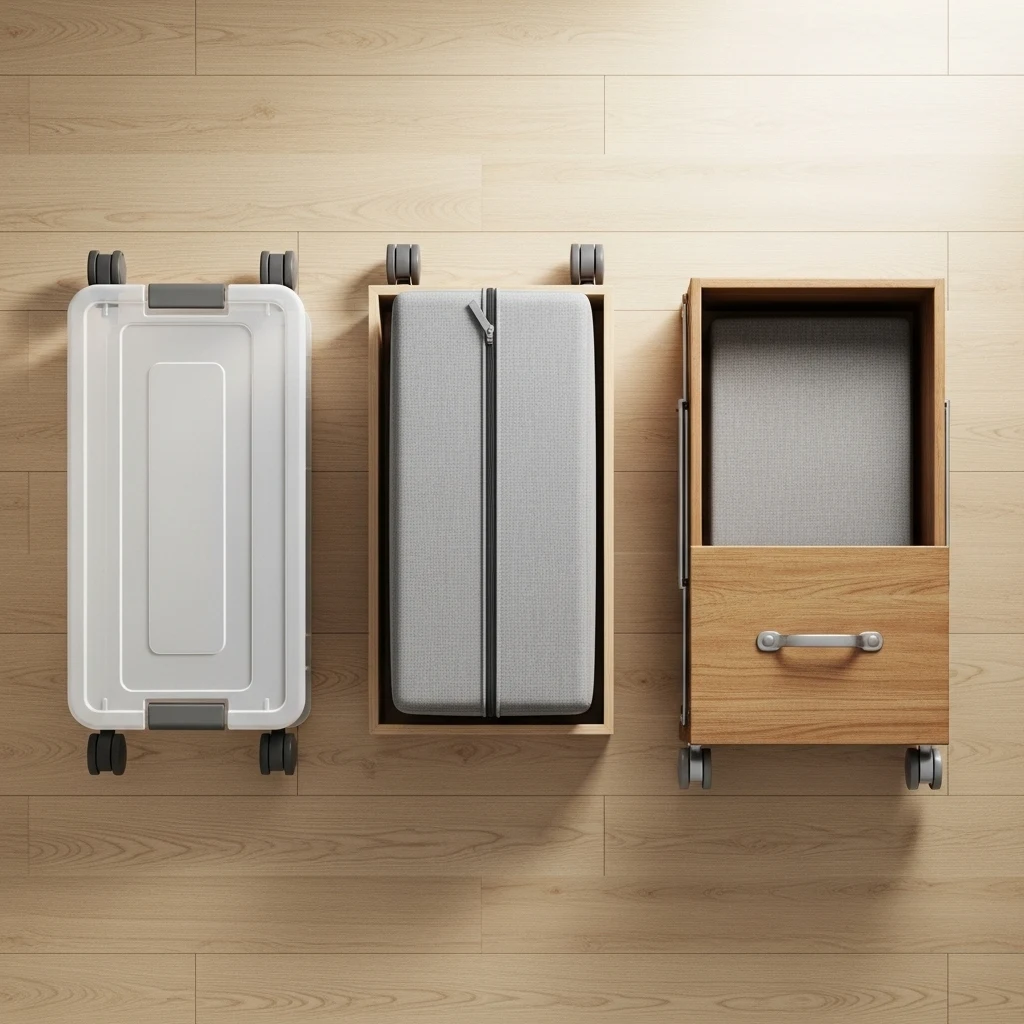 Types of Under Bed Storage Containers with Wheels