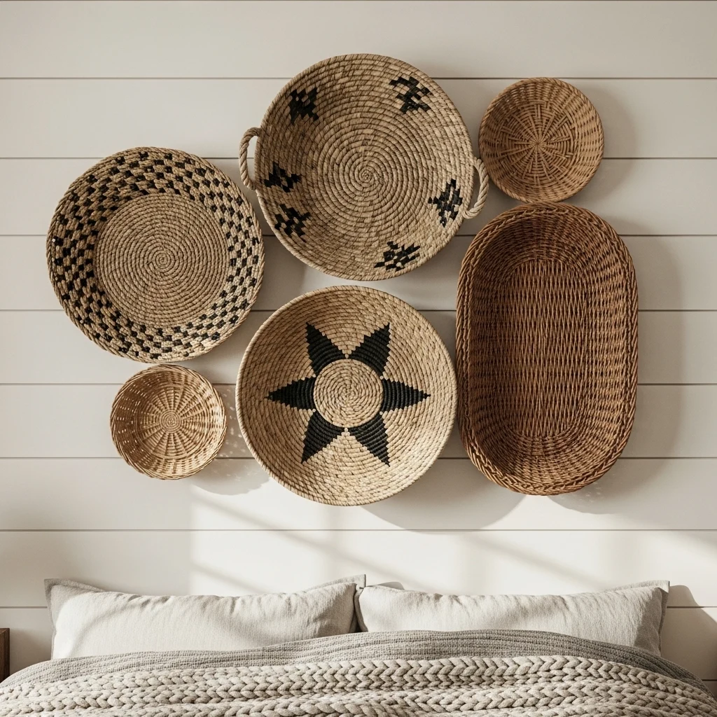 Use Woven Baskets as Wall Art