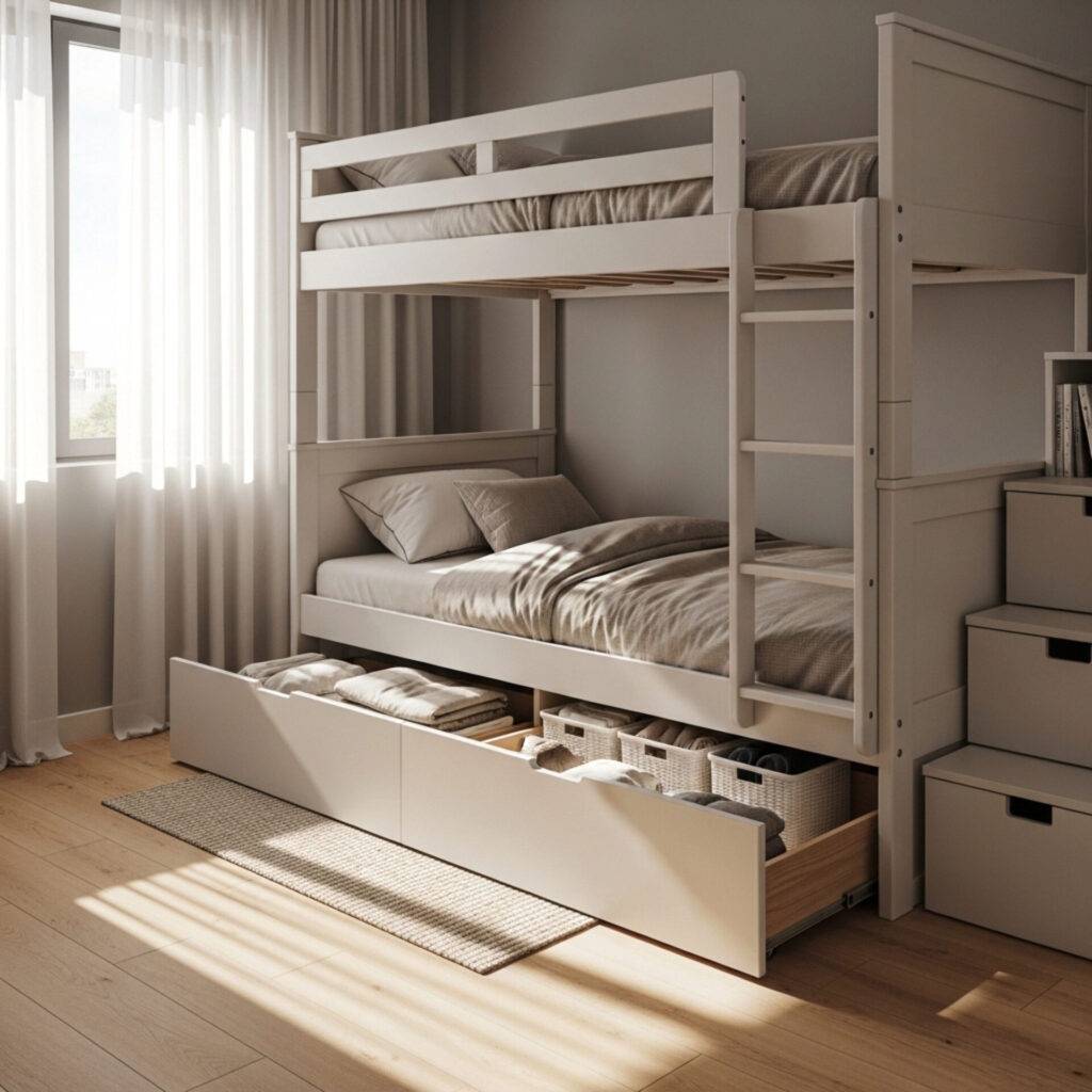 Why Bunk Beds With Storage Are a Game‑Changer