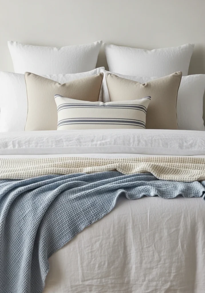 Layer Your Bedding for That “Resort” Feel