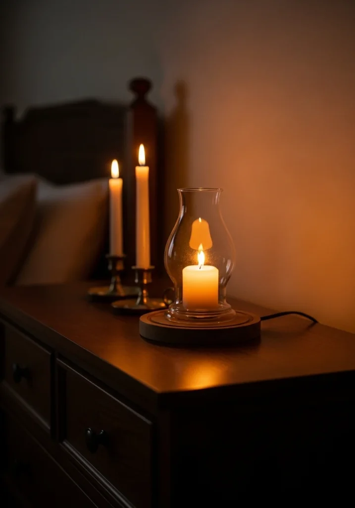 Light It Up with a Candle or Lamp