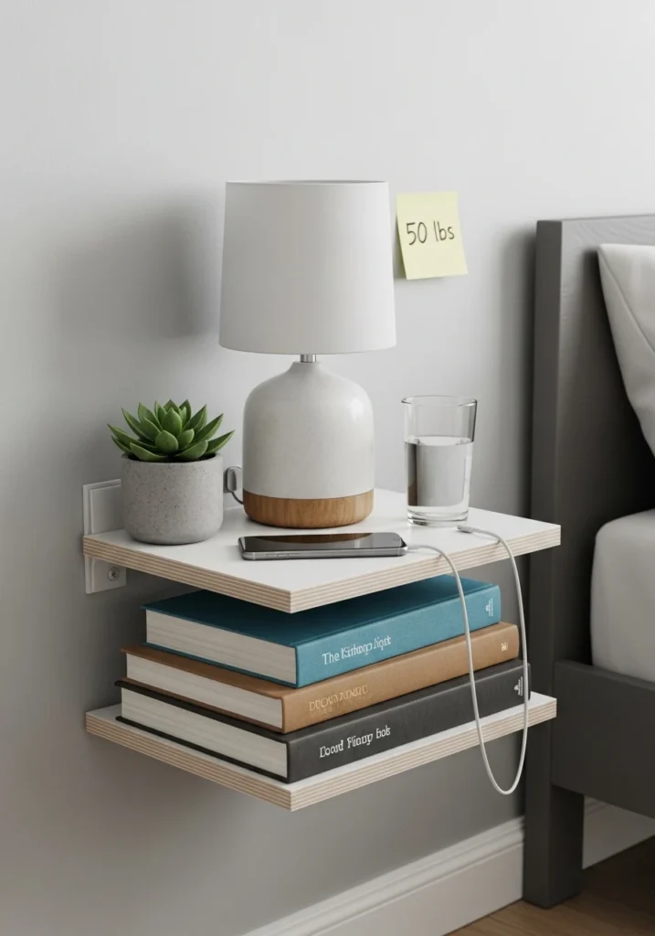 How Much Weight Can a Floating Nightstand Hold?