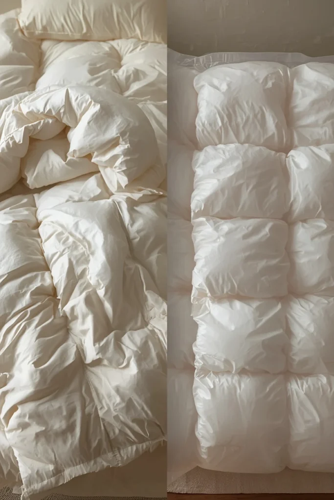 Are Vacuum Bags Safe for Down Comforters?
