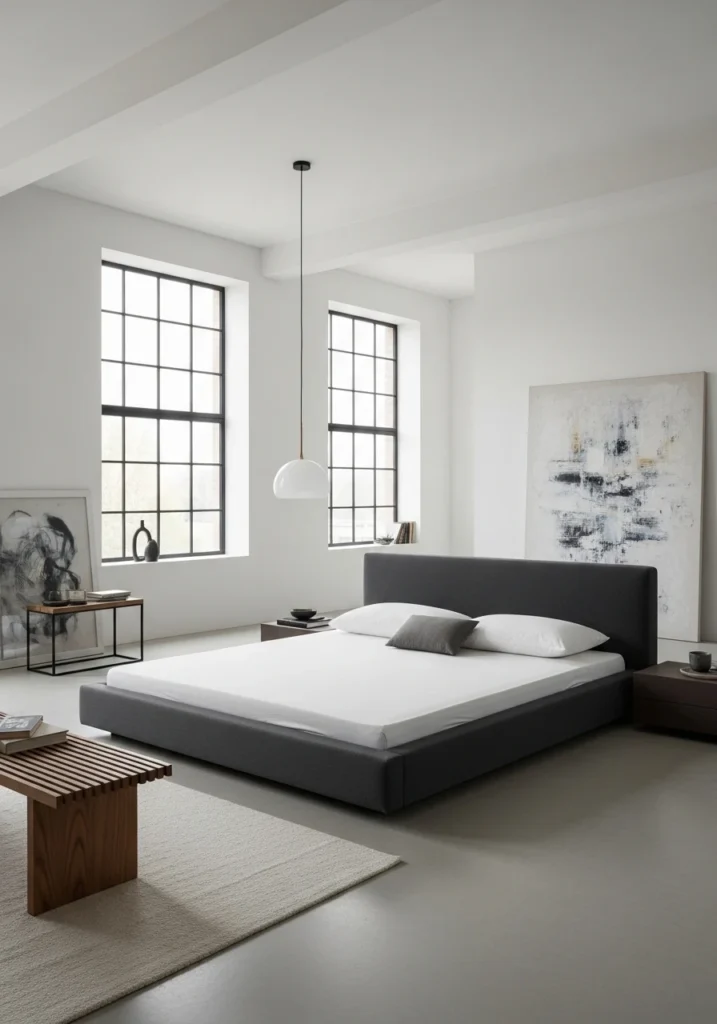 Bed Frame Height and Bedroom Aesthetics