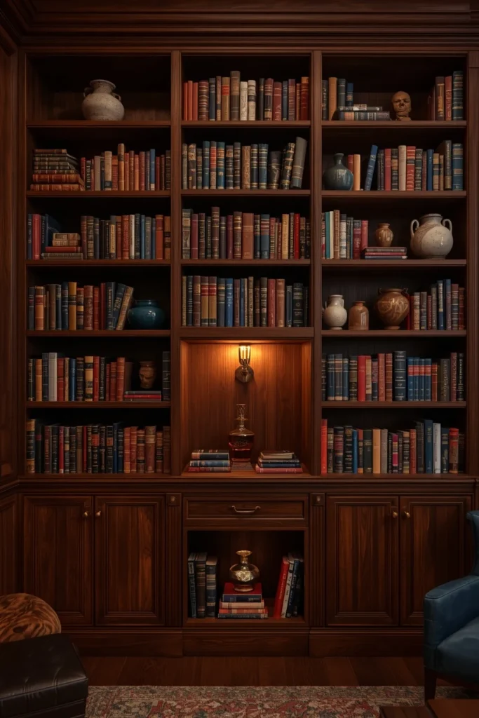 Bookshelves With Hidden Compartments