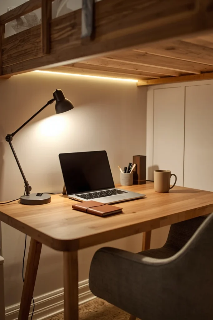 How to Style and Set Up the Desk Area Underneath