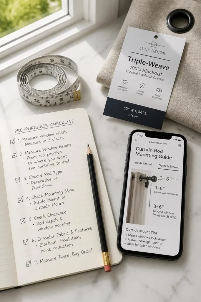 Quick Checklist Before You Buy