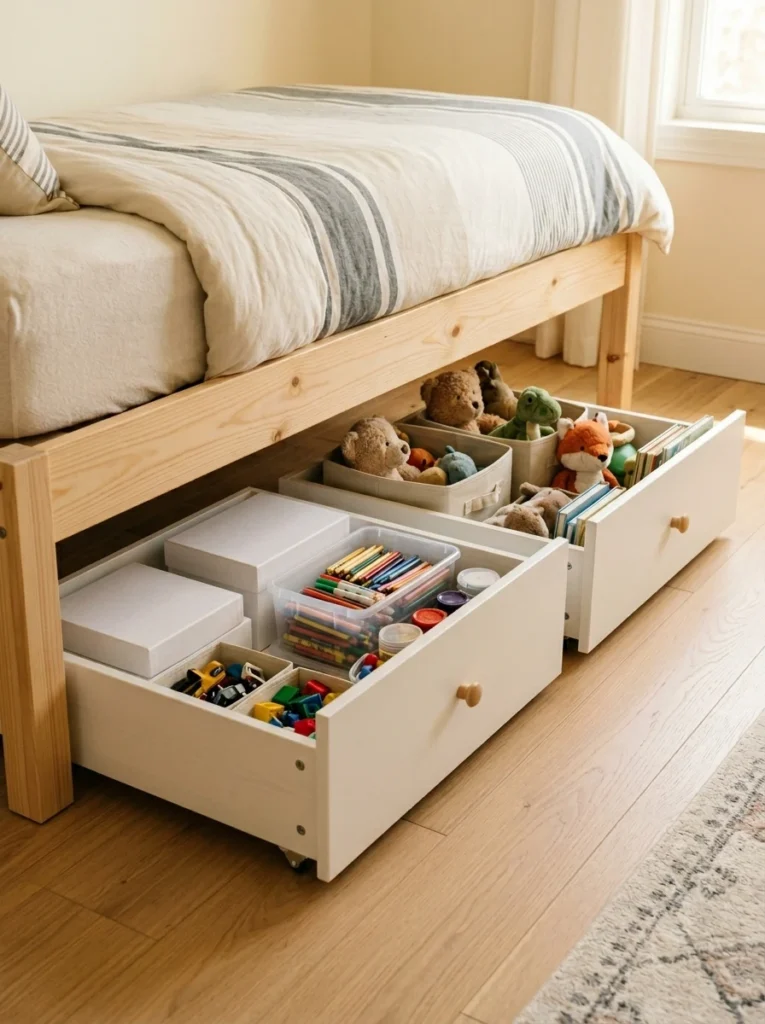 Under-Bed Storage Is Prime Real Estate