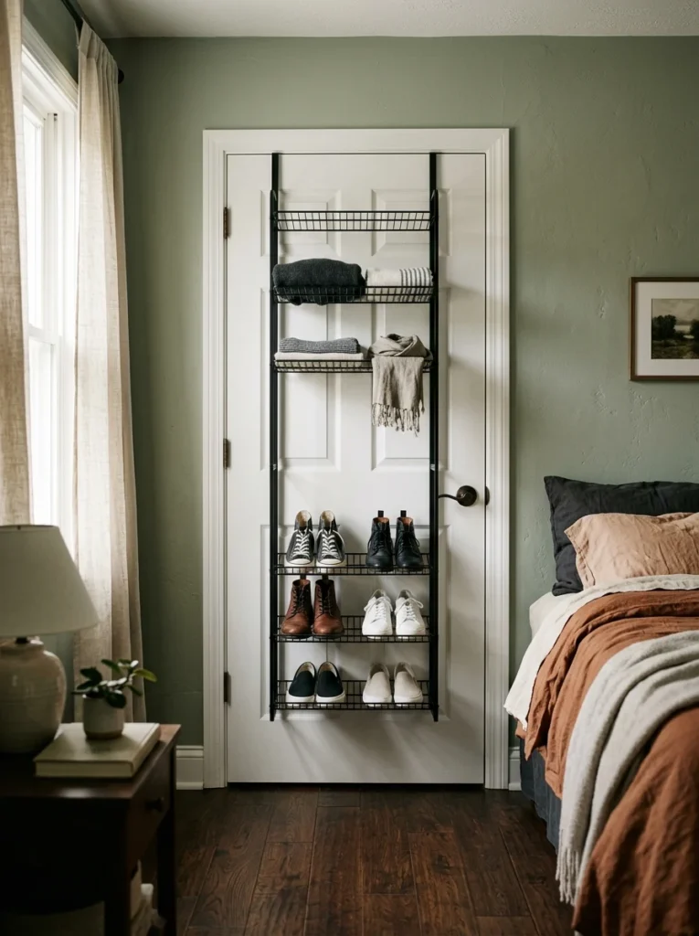 Why Over the Door Racks Work So Well for Small Bedrooms